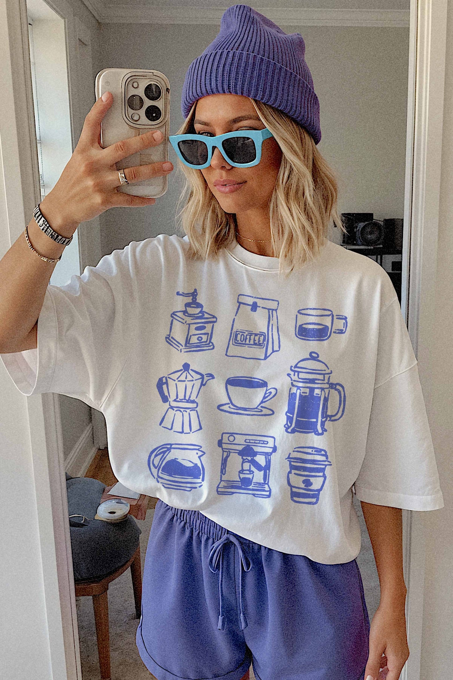 J8 All the Coffee Graphic Tee