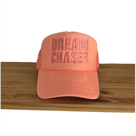 BSH13 Bridge Street Hats Dream Chaser Baseball Cap Unisex Adjustable Peach