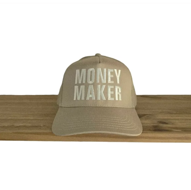 BSH14 Bridge Street Hats Money Maker Canvas Mesh Trucker Hat
