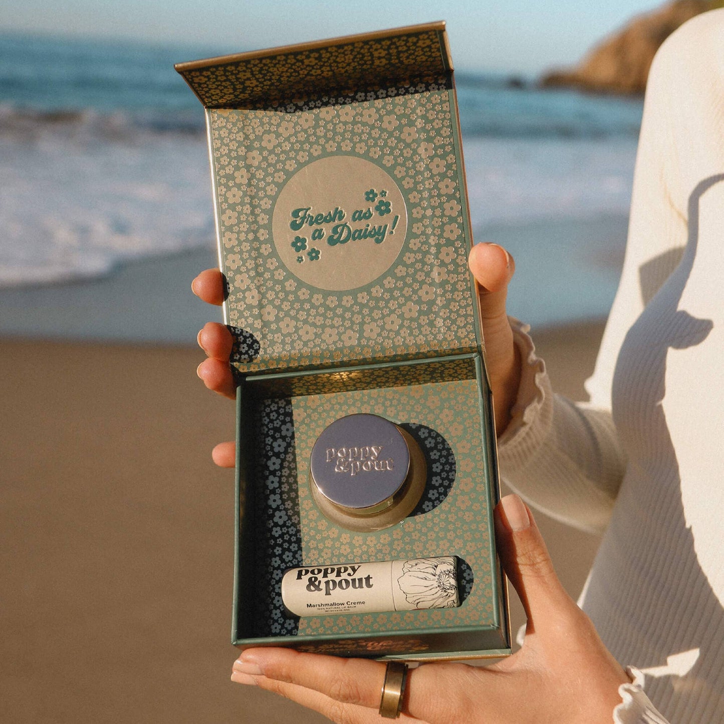 Poppy and Pout Lip Care Duo, Marshmallow Creme