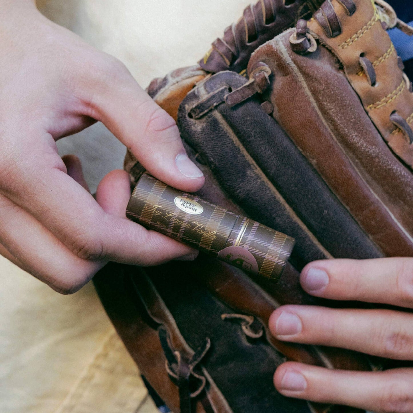 Poppy and Pout Lip Balm, Uptown Autumn, Ivy League Vanilla