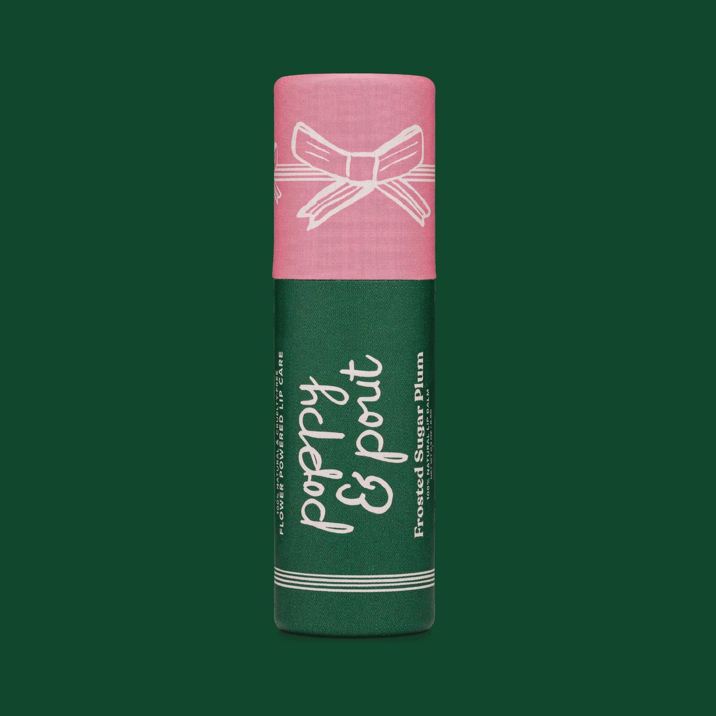 Poppy and Pout Limited Edition, Lip Balm, Holiday, Frosted Sugar Plum