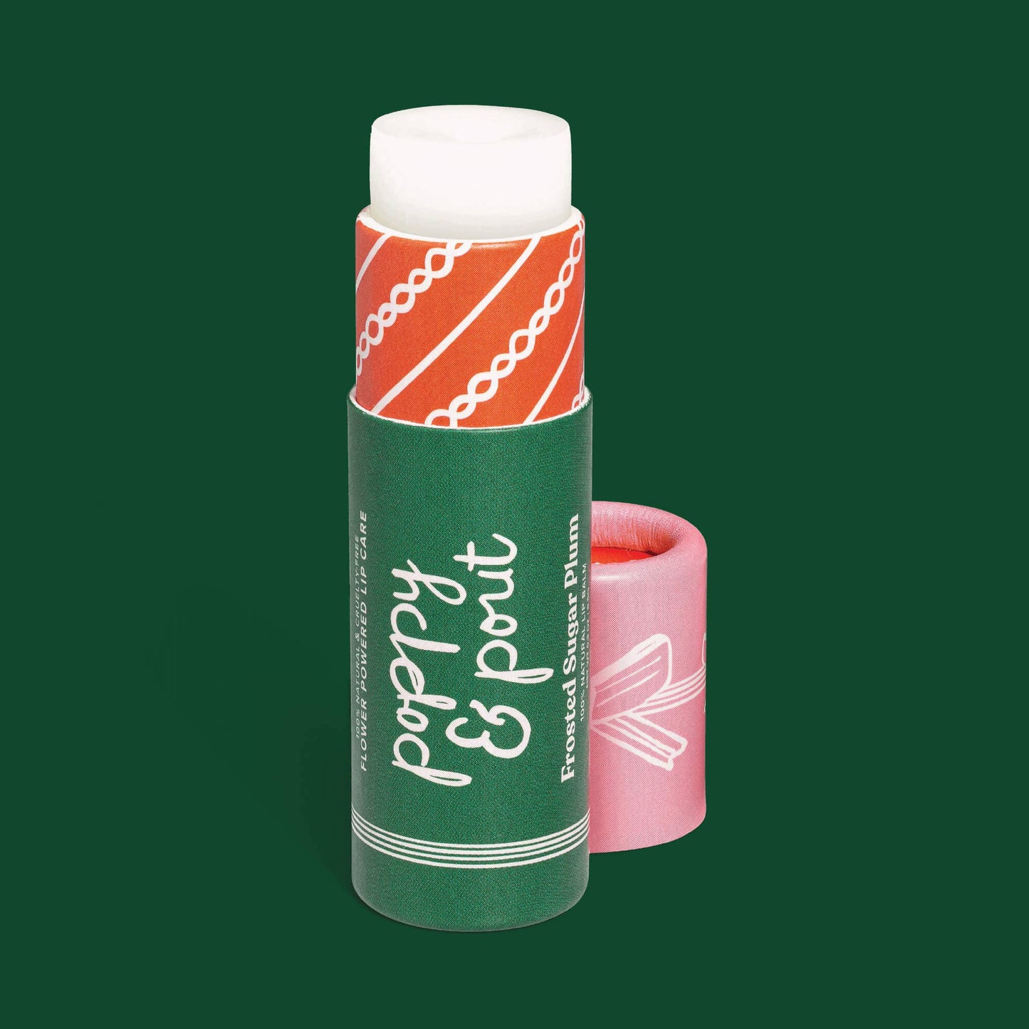 Poppy and Pout Limited Edition, Lip Balm, Holiday, Frosted Sugar Plum