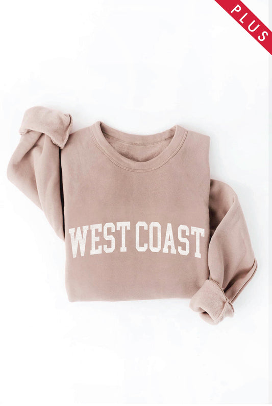 J30 West Coast Graphic Sweatshirt Plus Tan