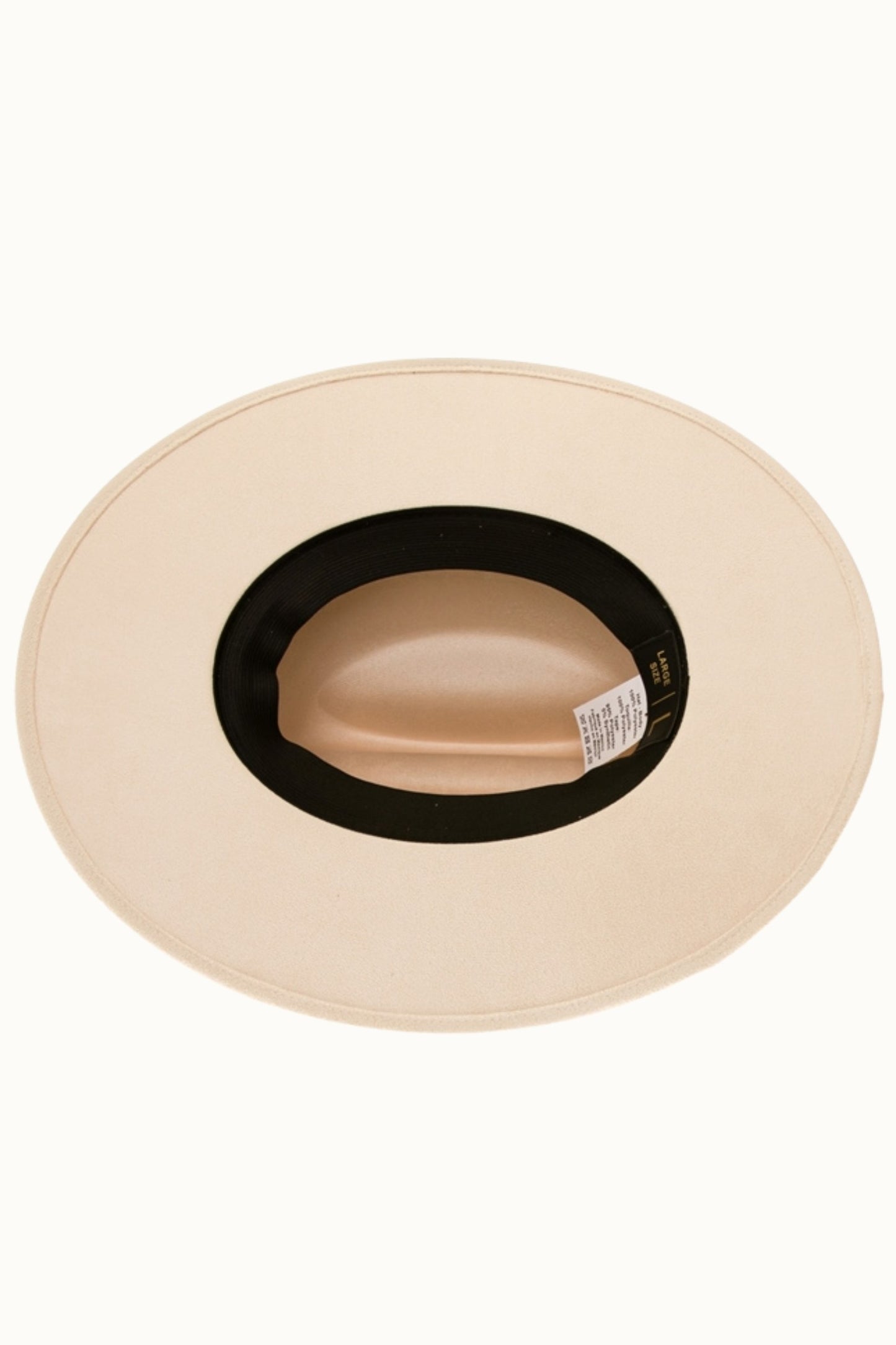 J23 Ivory Cattleman Crown Vegan Suede Wide Brim Hat