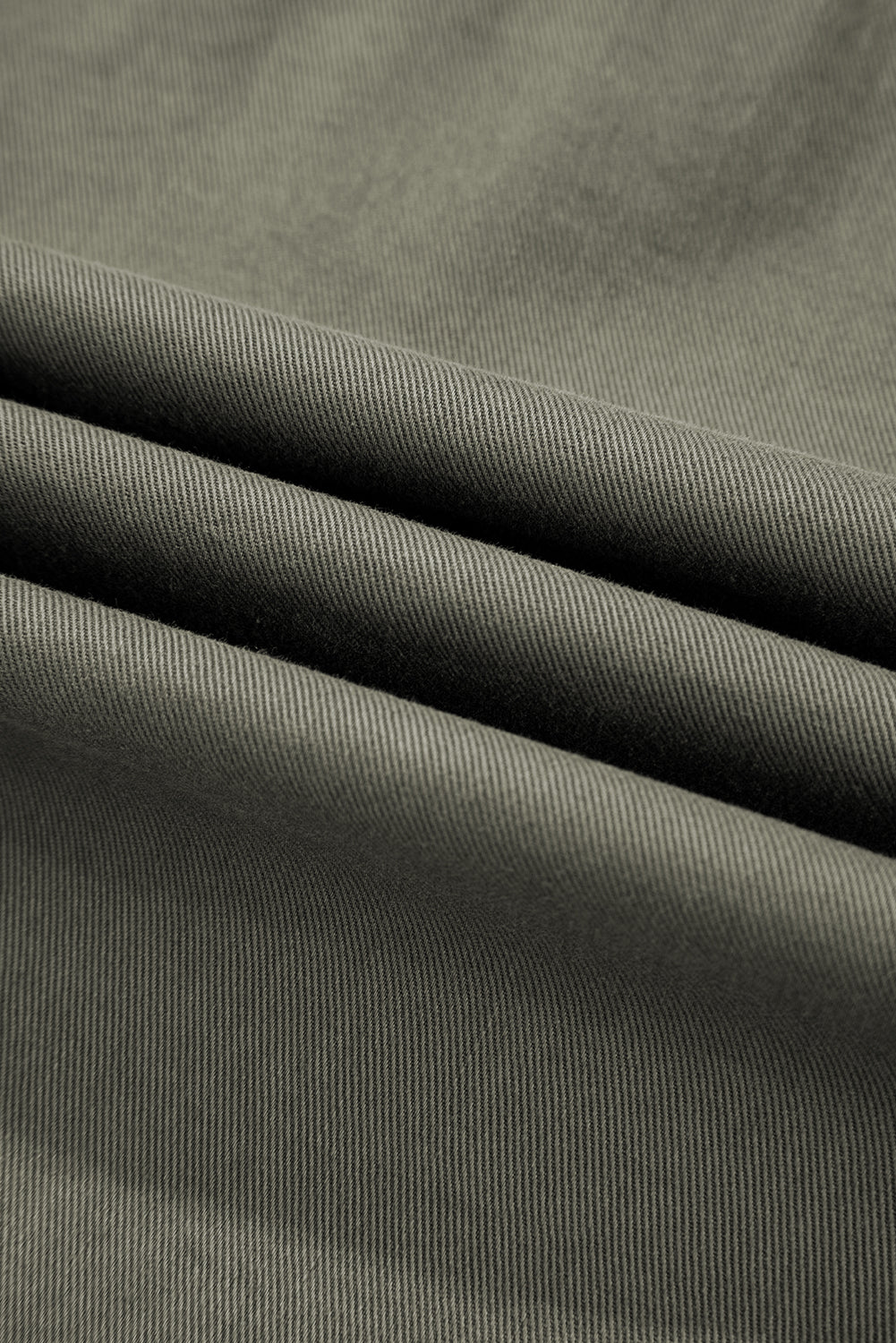 K22 Olive Green Ruffled Denim Jacket Vest