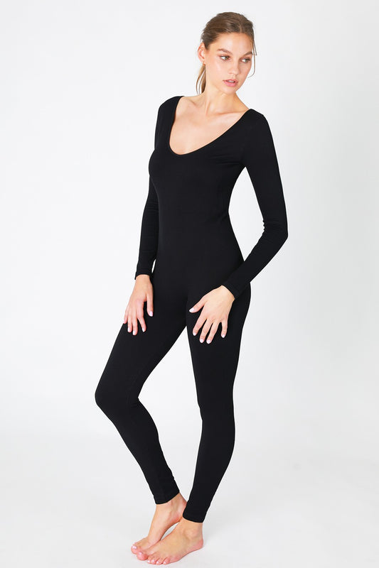 BB64 NikiBiki Black Long Sleeve Body Suit