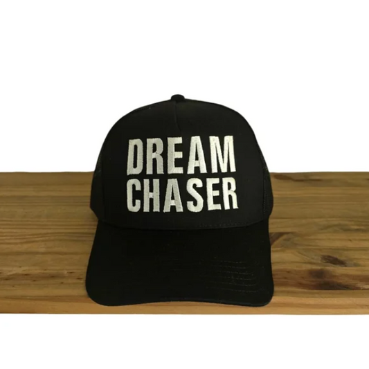 BSH11 Bridge Street Hats Dream Chaser Black Canvas Trucker