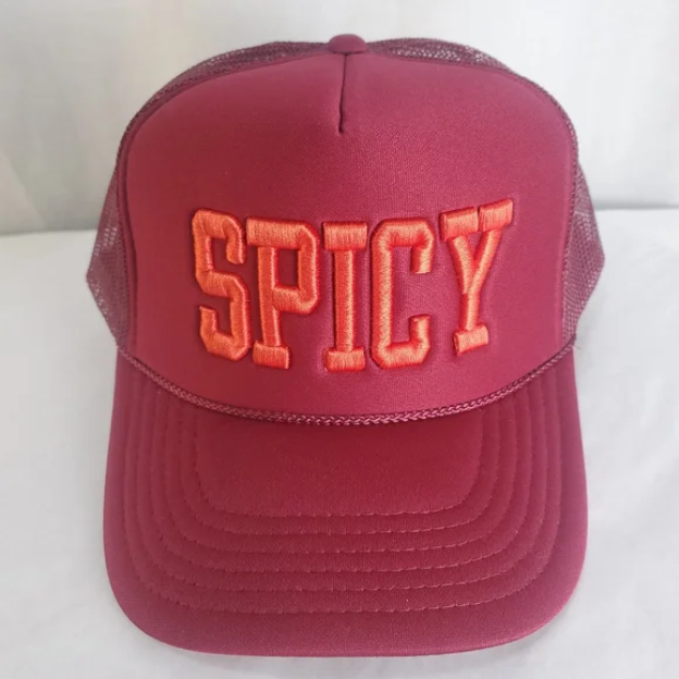 SPICY Besties Collection Mesh Back Trucker Ball Cap Hat Unisex Casual Outdoor