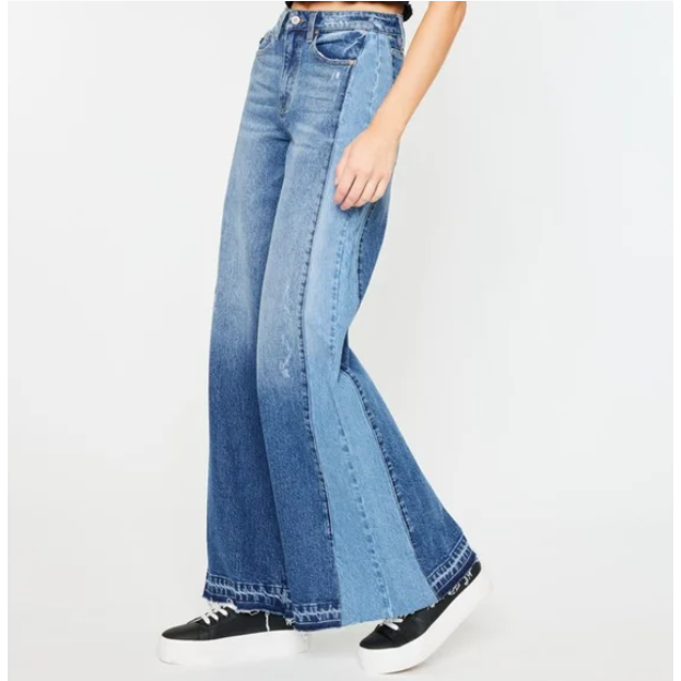 101 | KanCan Wide Leg Jeans Medium Wash Women’s Denim Pants High Rise