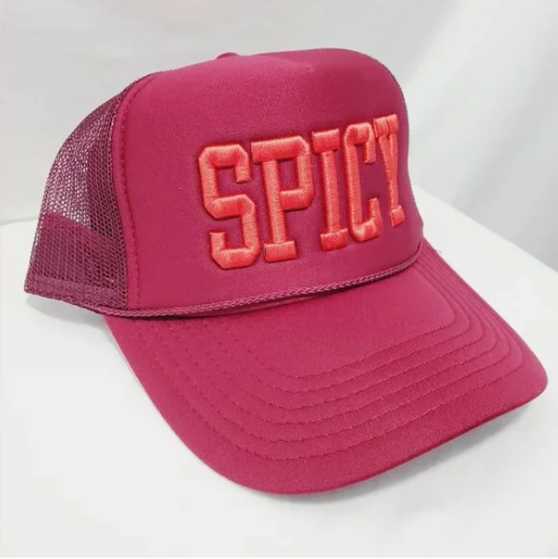 SPICY Besties Collection Mesh Back Trucker Ball Cap Hat Unisex Casual Outdoor