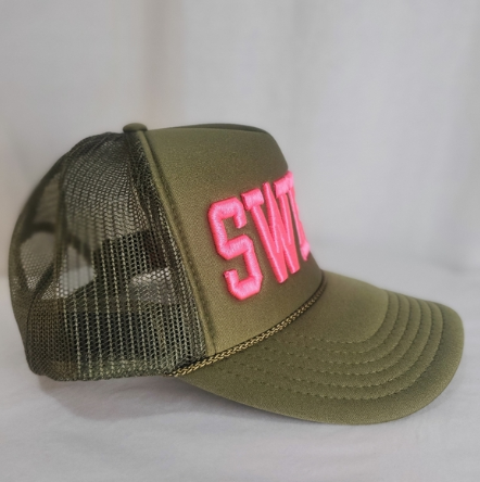 SWEET Besties Collection Mesh Back Foam Front Trucker Hat