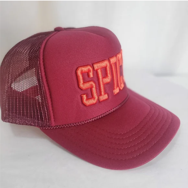 SPICY Besties Collection Mesh Back Trucker Ball Cap Hat Unisex Casual Outdoor