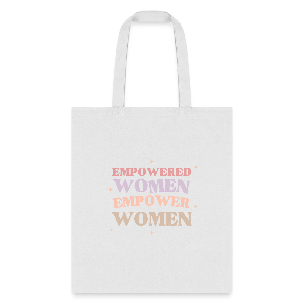 Empowered Tote - white