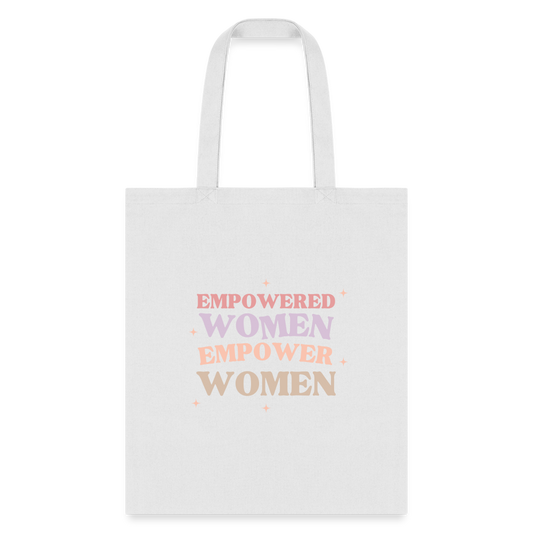 Empowered Tote - white