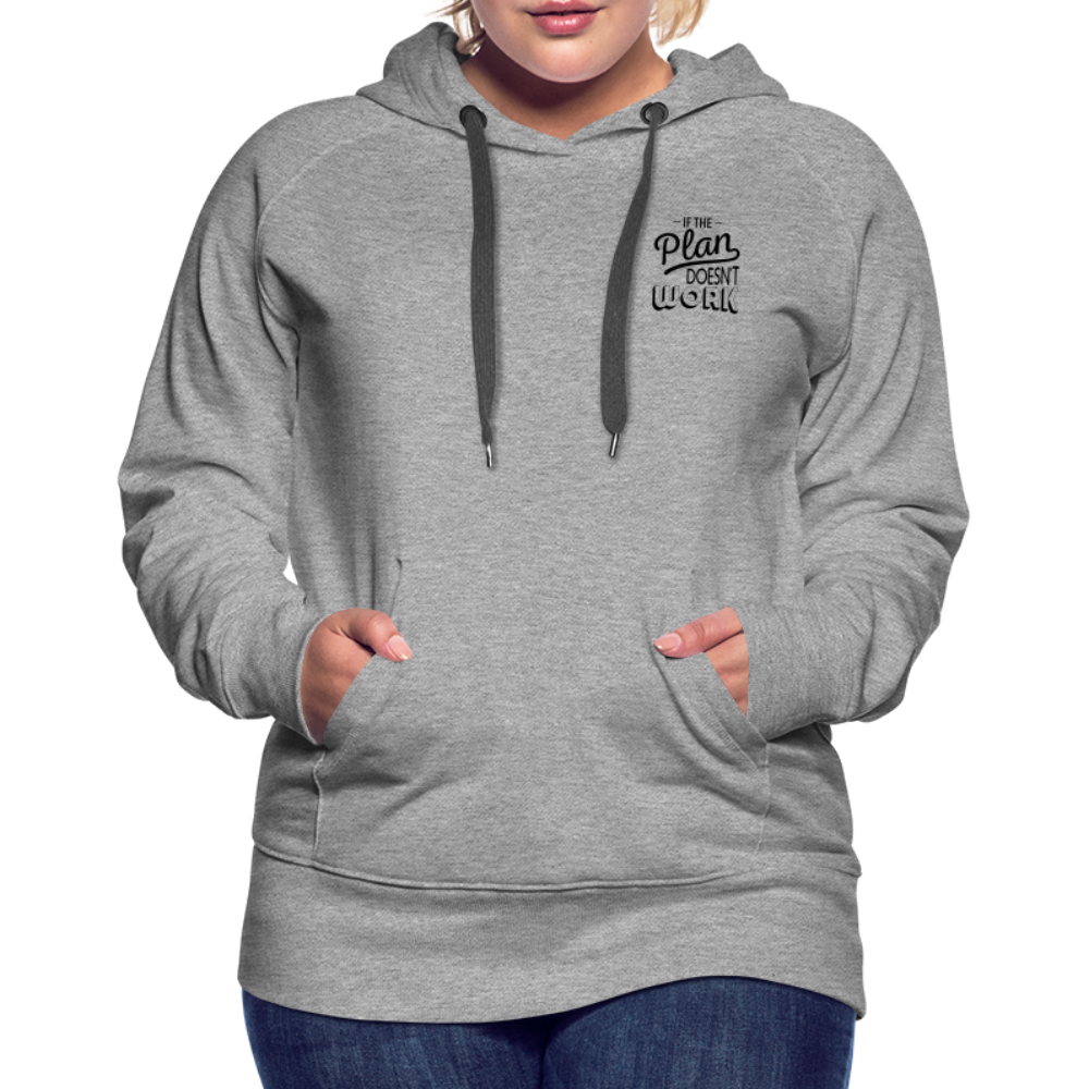 Change the Plan, Hoodie - heather grey