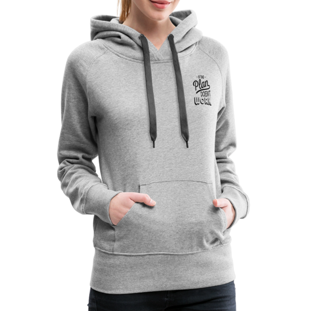 Change the Plan, Hoodie - heather grey