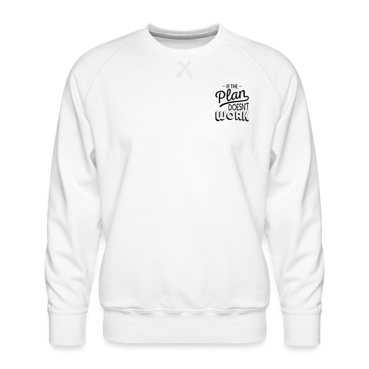 Change The Plan, Crew Neck Sweats - white